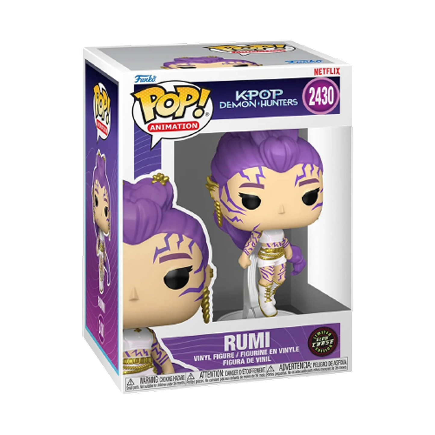 KPop Demon Hunters Rumi Funko Pop! Vinyl Figure #2430 – Common & Chase Bundle