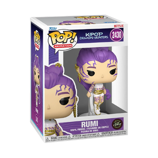 KPop Demon Hunters Rumi Funko Pop! Vinyl Figure #2430 – Common & Chase Bundle