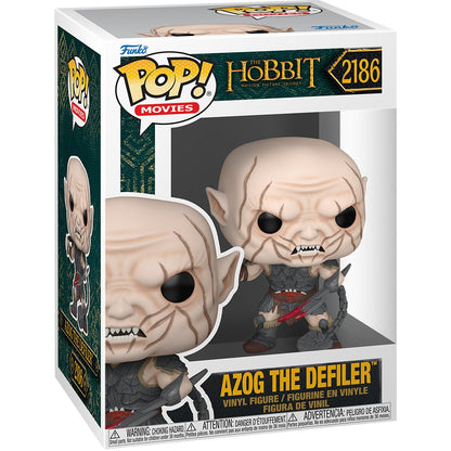 The Hobbit Azog the Defiler Funko Pop! Vinyl Figure #2186 — window-box packaging view