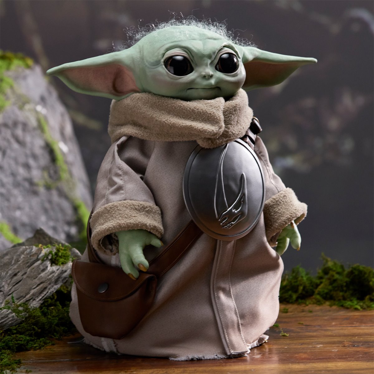 Star Wars Ultimate Grogu 1:1 Scale Premium Animatronic Replica — three-quarter lifestyle view