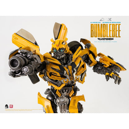 Transformers: The Last Knight Bumblebee DLX Action Figure — arm-cannon and upper-body close-up