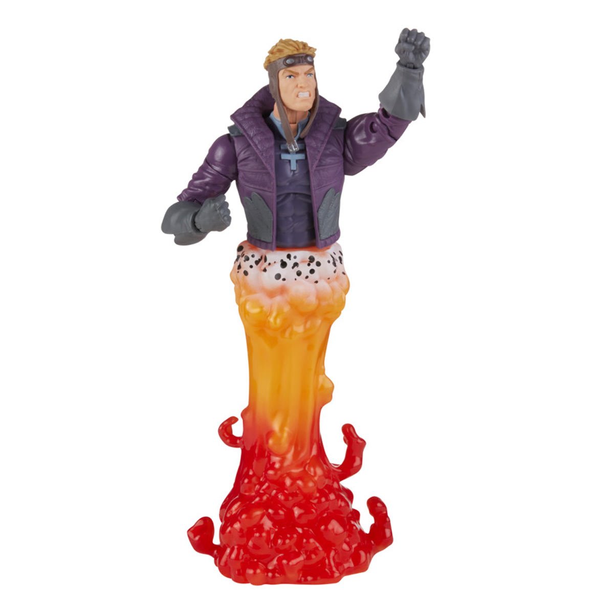 X-Force Marvel Legends Rictor, Domino, and Cannonball 6-Inch Action Figures 3-Pack — included Cannonball with blast-effect lower-body accessory