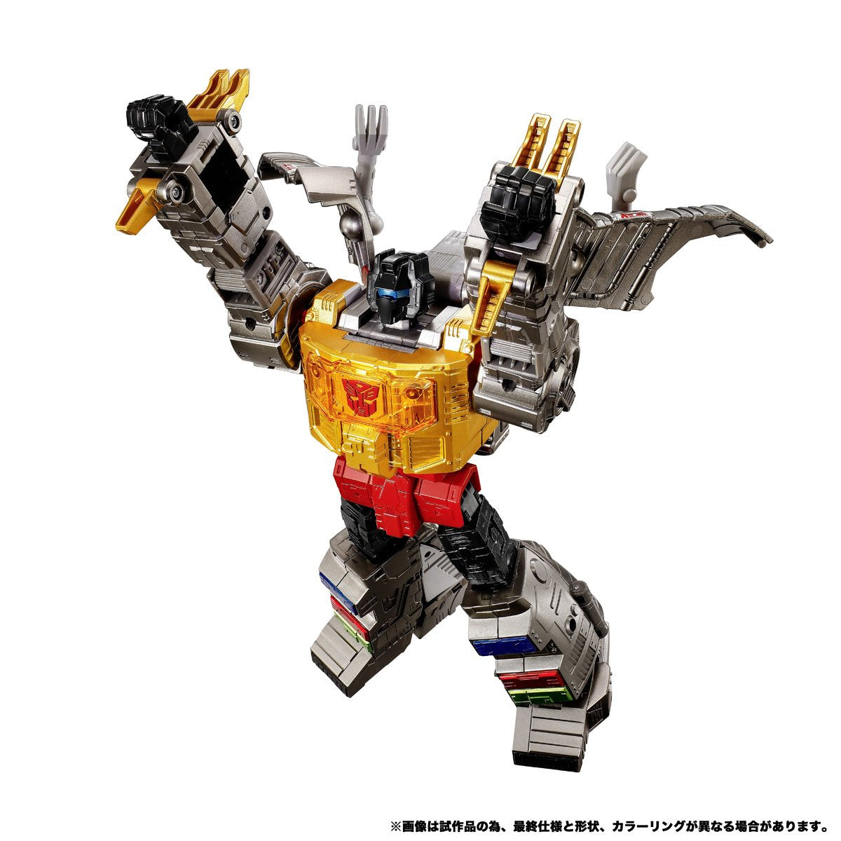Transformers Dramatic Capture Series Dinobot Island Part 1 Ratchet and Grimlock Set — Grimlock robot-mode raised-arm action pose