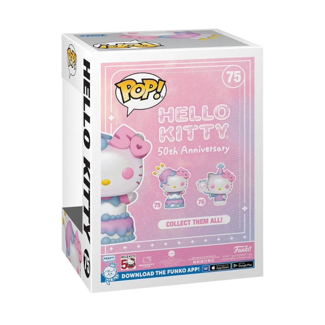 Sanrio Hello Kitty 50th Anniversary Hello Kitty in Cake Funko Pop! Vinyl Figure #75