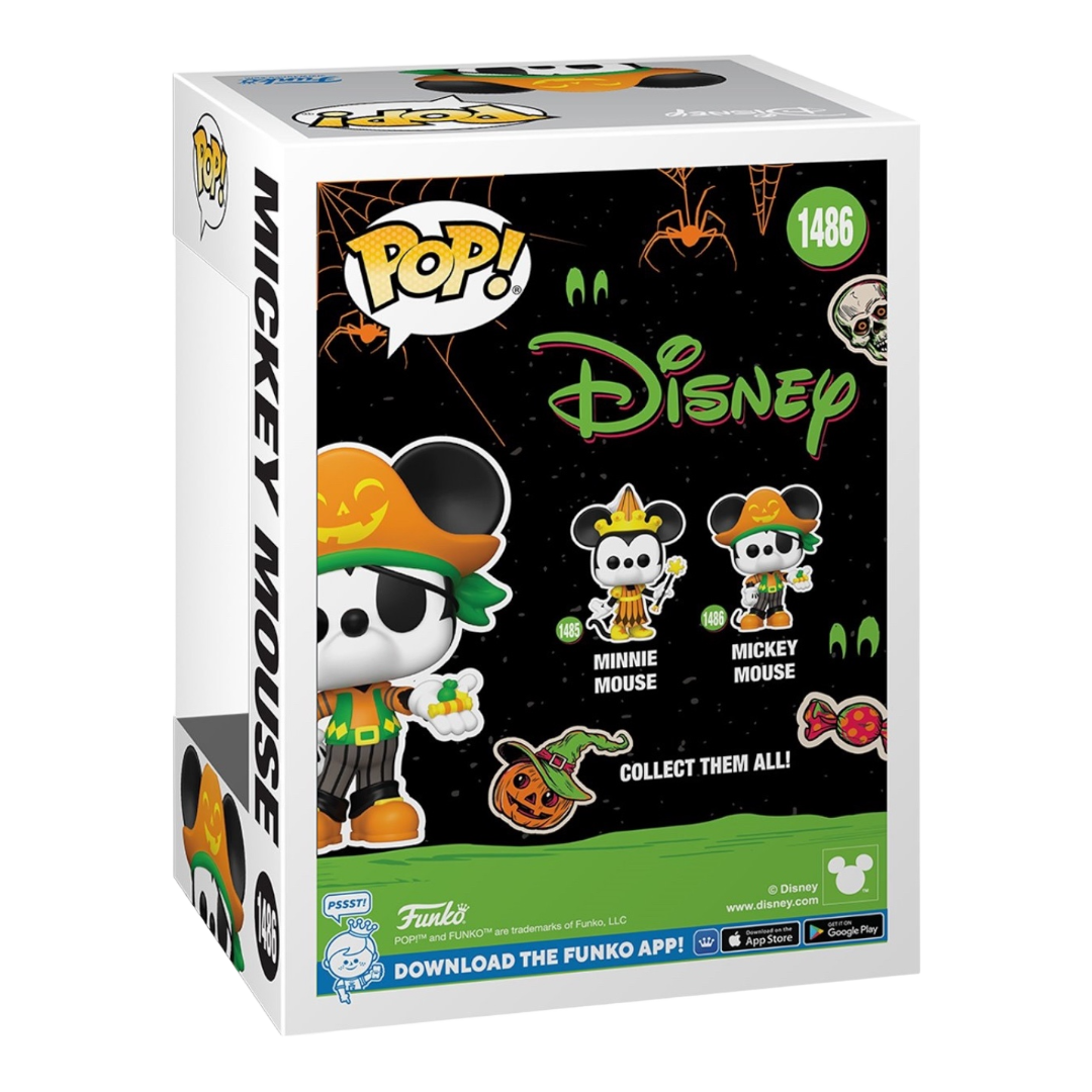 Disney Halloween 2024 Pirate Mickey Mouse Funko Pop! Vinyl Figure #1486