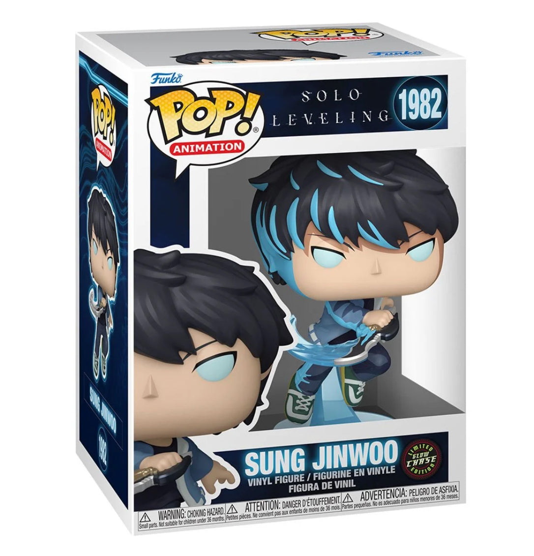 Funko Pop! Solo Leveling - Sung Jinwoo (Glow) (Chase) #1982 Vinyl Figure Anime