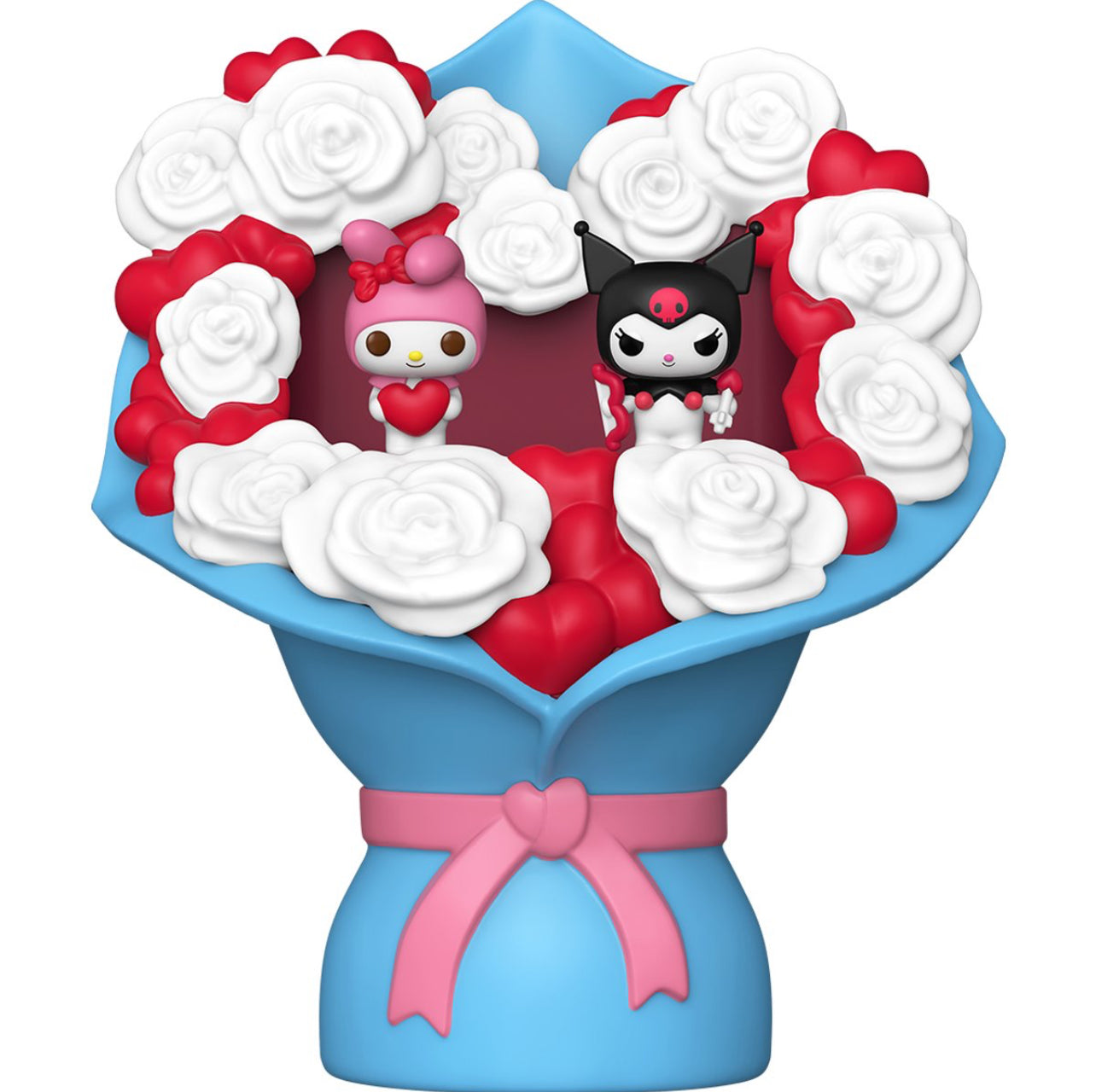 Funko Bitty POP! Valentine Bouquet - My Melody & Kuromi 3pcs Set Hello Kitty Gif