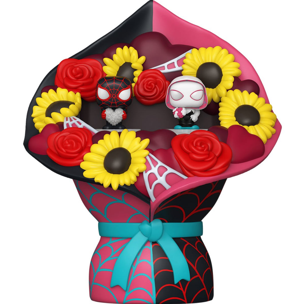 Funko Bitty POP! Valentine Bouquet - Miles Morales and Ghost Spider 3pcs Set