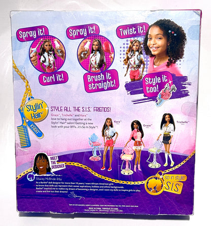 Barbie Stylin' Hair Kara So In Style Doll 2009 Mattel P8328 DMG African American