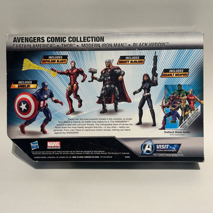 Marvel The Avengers Exclusive 4-Pack Set Captain America Thor Iron Man Black Widow