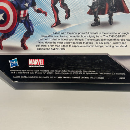 Marvel The Avengers Exclusive 4-Pack Set Captain America Thor Iron Man Black Widow