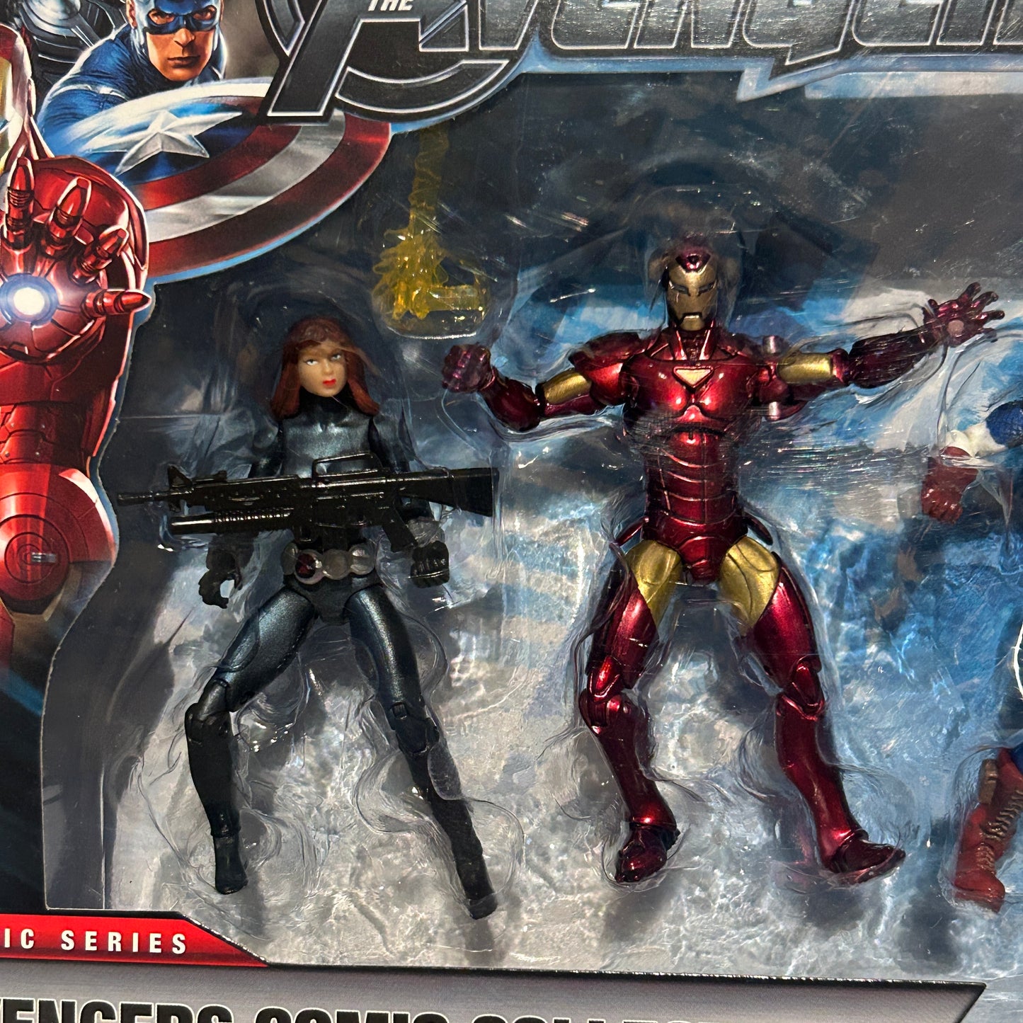 Marvel The Avengers Exclusive 4-Pack Set Captain America Thor Iron Man Black Widow