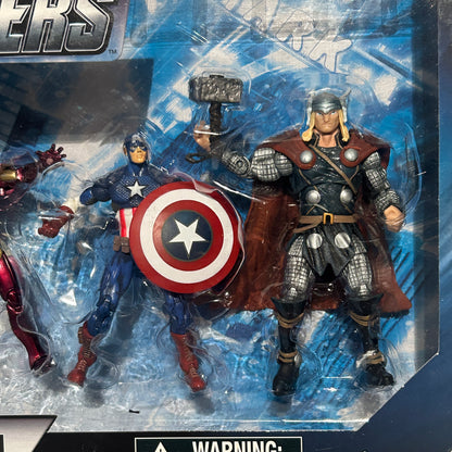 Marvel The Avengers Exclusive 4-Pack Set Captain America Thor Iron Man Black Widow