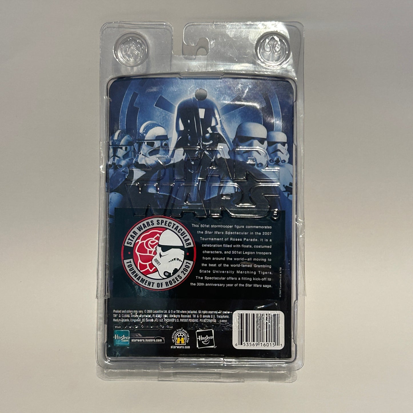 Star Wars 501st Stormtrooper Tournament of Roses Parade George Lucas Card 2007