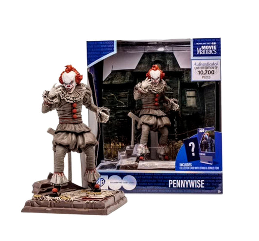 Movie Maniacs It Pennywise Display Figure WB 100 McFarlane Toys