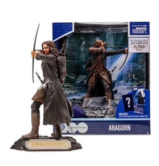 Movie Maniacs WB 100 Aragorn The Lord of the Rings Figure McFarlane Toys