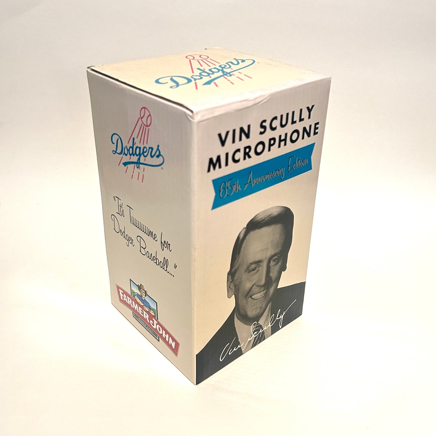 Dodgers 65th Anniversary Edition Vin Scully Microphone Statue 2014 Baseball MLB Promo