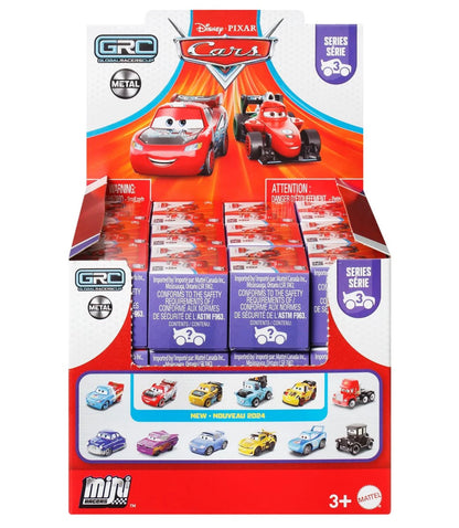 Disney Pixar Cars Mini Racers Blind Pack Mix 3, 1 Random Die-Cast Car