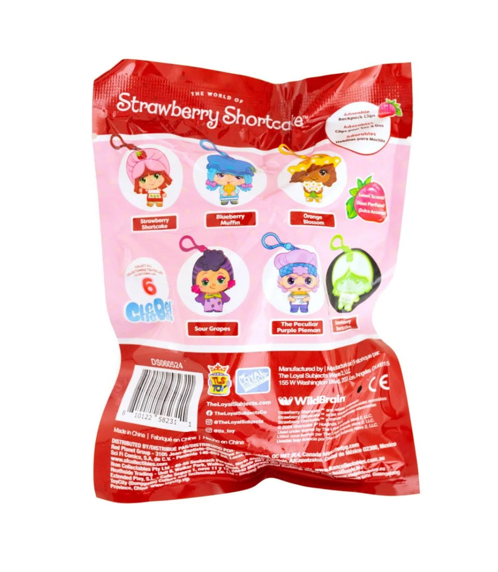 Strawberry Shortcake 2.5" CheeBee Key Chain Bag Clip Random Blind Bag