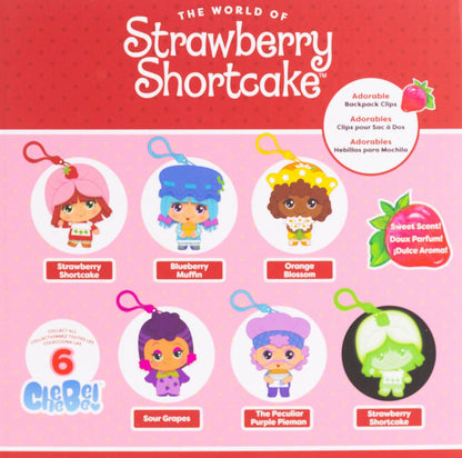 Strawberry Shortcake 2.5" CheeBee Key Chain Bag Clip Random Blind Bag