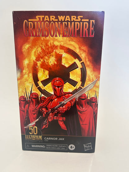 Hasbro Star Wars The Black Series 50th 6 Inch Carnor Jax Crimson Empire Dark Side