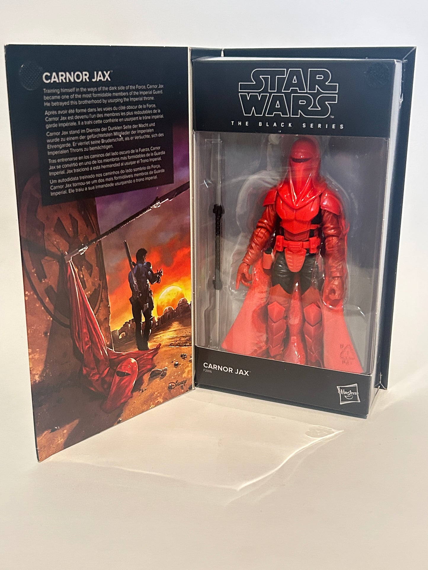 Hasbro Star Wars The Black Series 50th 6 Inch Carnor Jax Crimson Empire Dark Side
