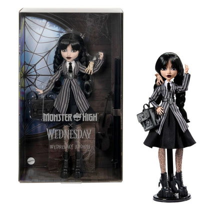 Monster High x Wednesday Addams Nevermore Academy Doll BY MATTEL Jenna Ortega