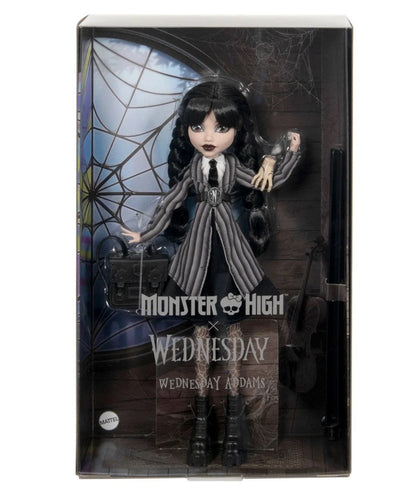 Monster High x Wednesday Addams Nevermore Academy Doll BY MATTEL Jenna Ortega