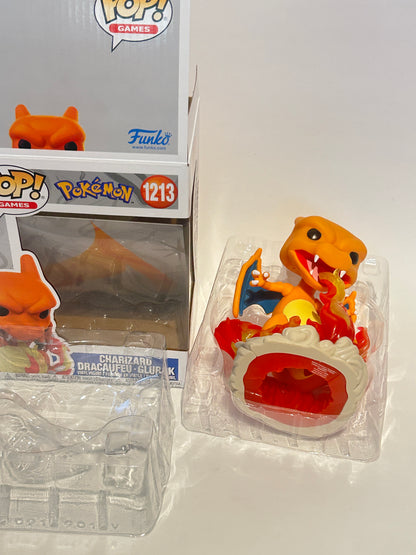 Pokemon Charizard Premium Funko Pop! Vinyl Figure #1213 Dragon Fire Flame