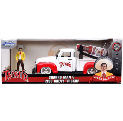 Charro Man & 1953 Chevy Pickup with Tapatio Bottle Holder Jada 1:24 Diecast