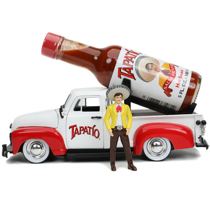 Charro Man & 1953 Chevy Pickup with Tapatio Bottle Holder Jada 1:24 Diecast