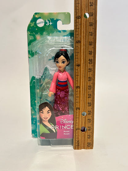 Disney Princess Small Doll 3.5" Mini 12pcs Mattel HPL55 Belle Snow Ariel Cinderella