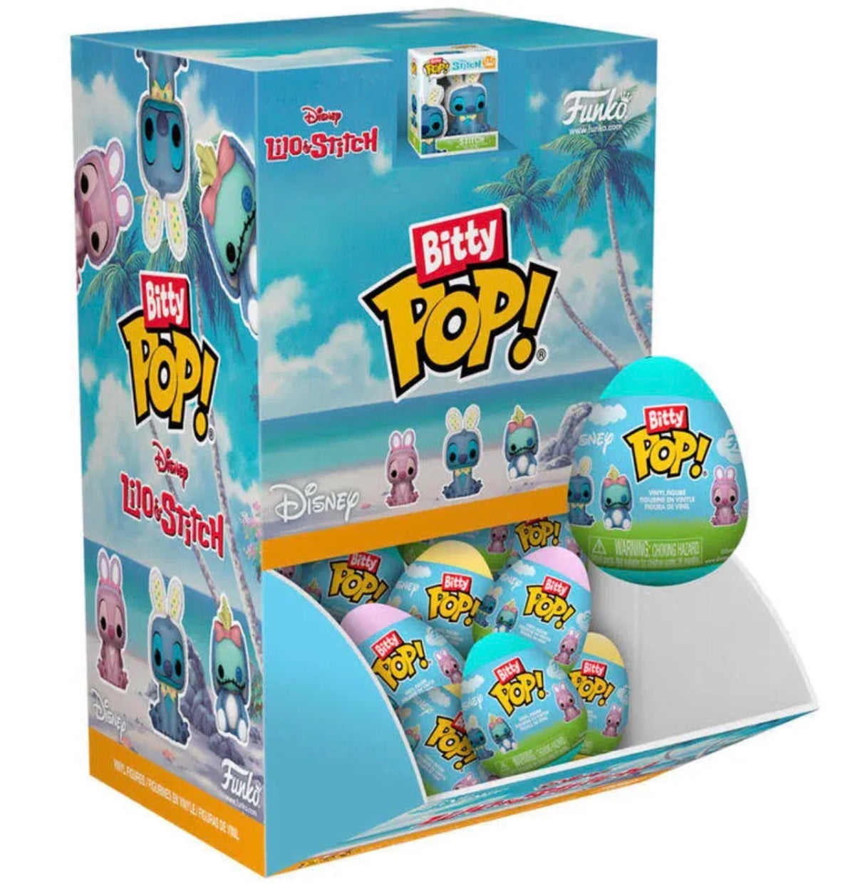 Funko Bitty Pop! Disney Lilo & Stitch Easter Stitch Angel Scrump 1 New Blind Egg