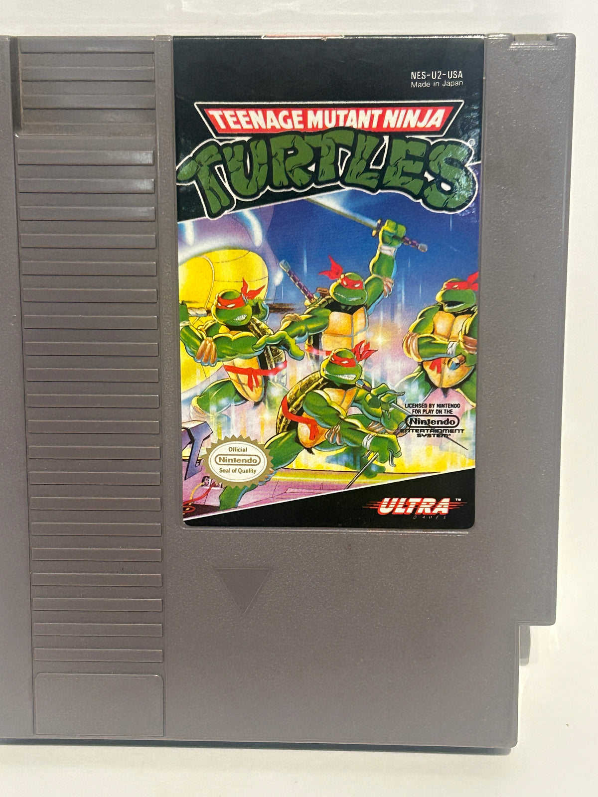 Ultra Games Teenage Mutant Ninja Turtles TMNT for Nintendo NES Cart Good Label