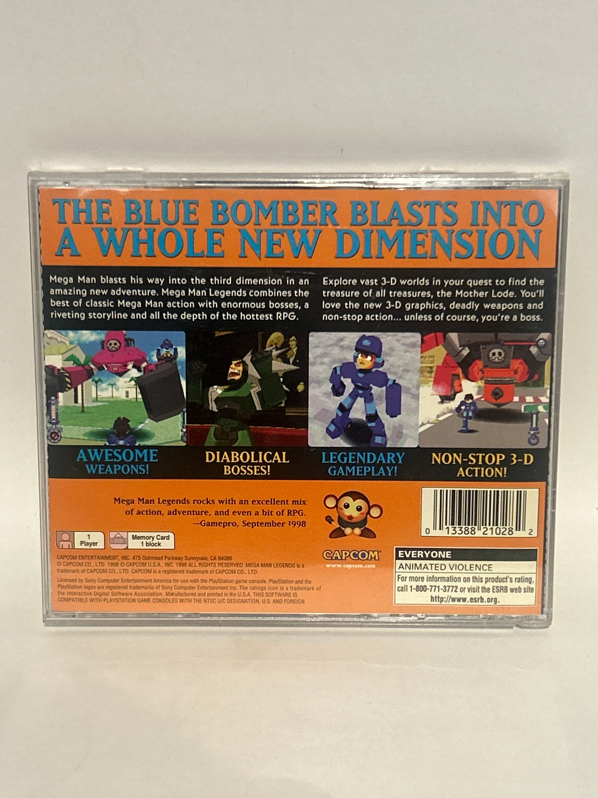 Mega Man Legends Sony PlayStation 1 PS1 Action RPG Video Game 1998 CIB Capcom