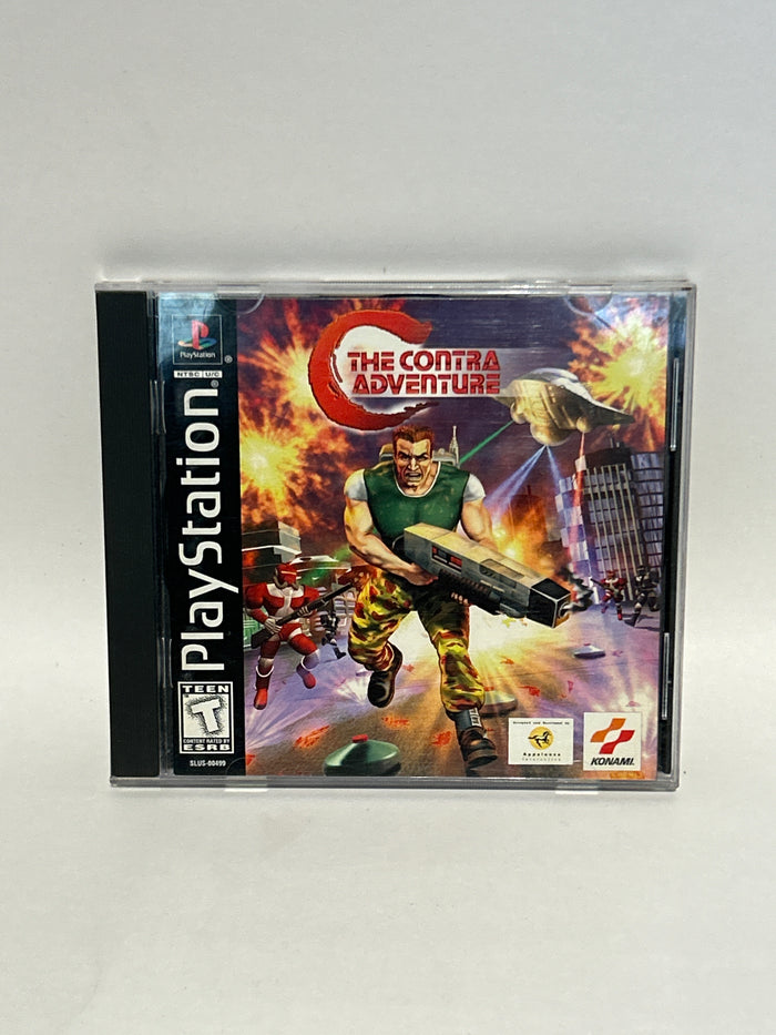 C: The Contra Adventure (Sony Playstation 1 ps1) Complete w/ Reg Konami Shooter