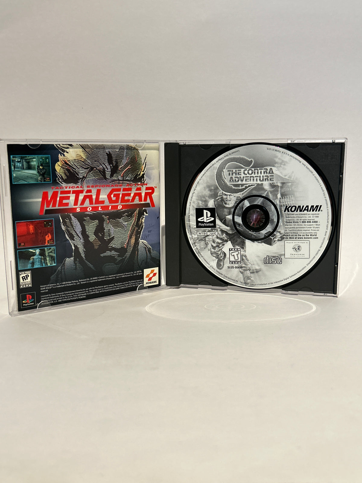 C: The Contra Adventure (Sony Playstation 1 ps1) Complete w/ Reg Konami Shooter