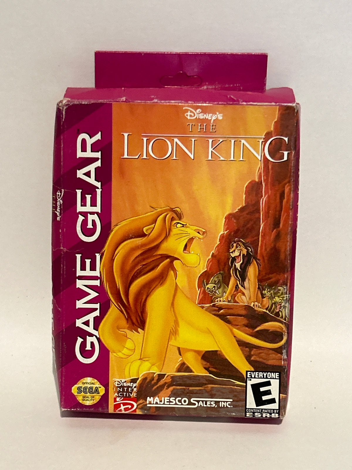 The Lion King (Sega Game Gear, 1994) Disney Handheld CIB Complete