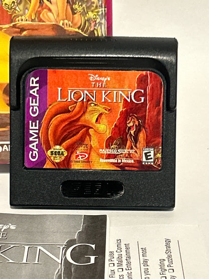 The Lion King (Sega Game Gear, 1994) Disney Handheld CIB Complete
