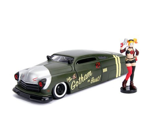 Harley Quinn & 1951 Mercury DC Comics Bombshells Jada 1:24 Die-Cast Gotham