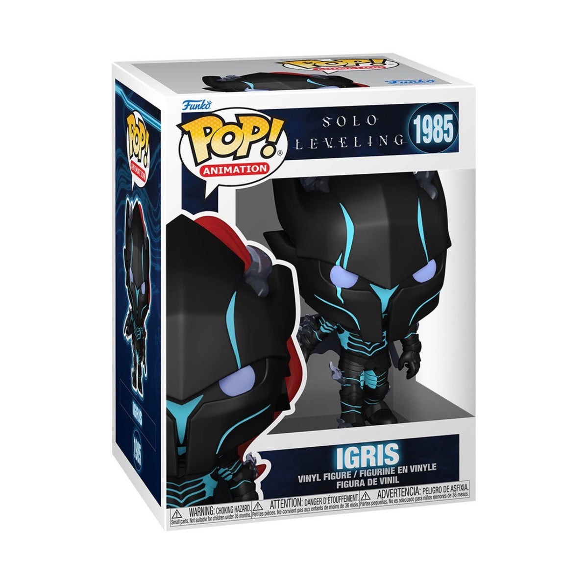 Funko Pop Solo Leveling Igris #1985 Vinyl Figure Animation Anime Collectible