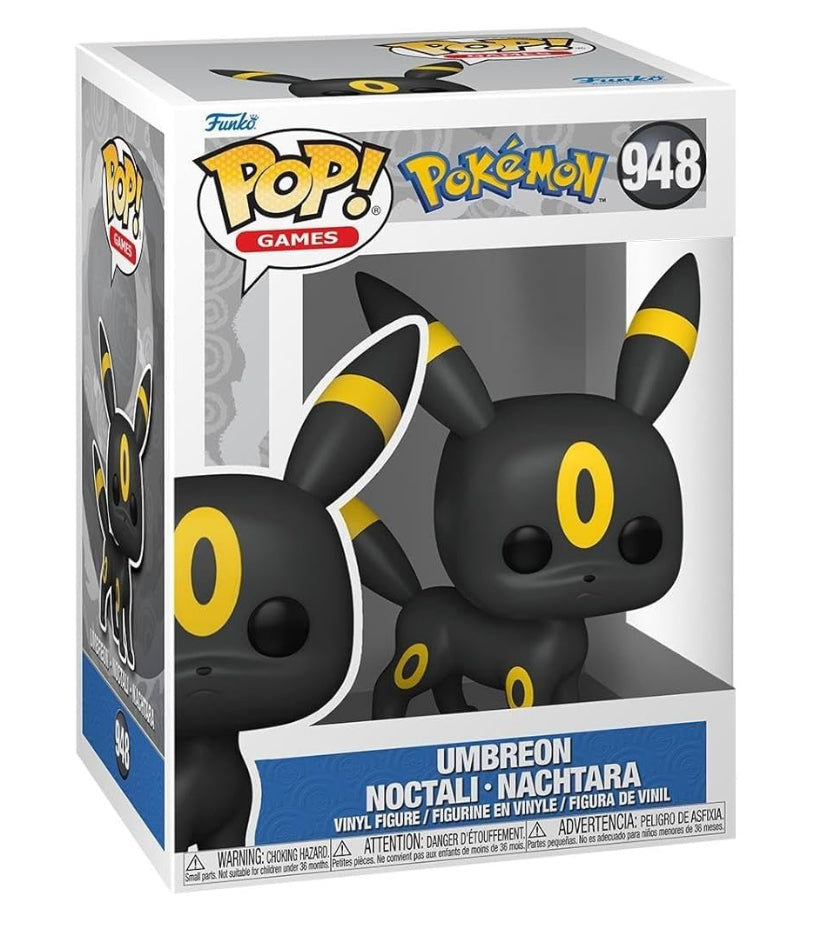 Pokemon Umbreon 948 Funko Pop Vinyl Figure Display Toy