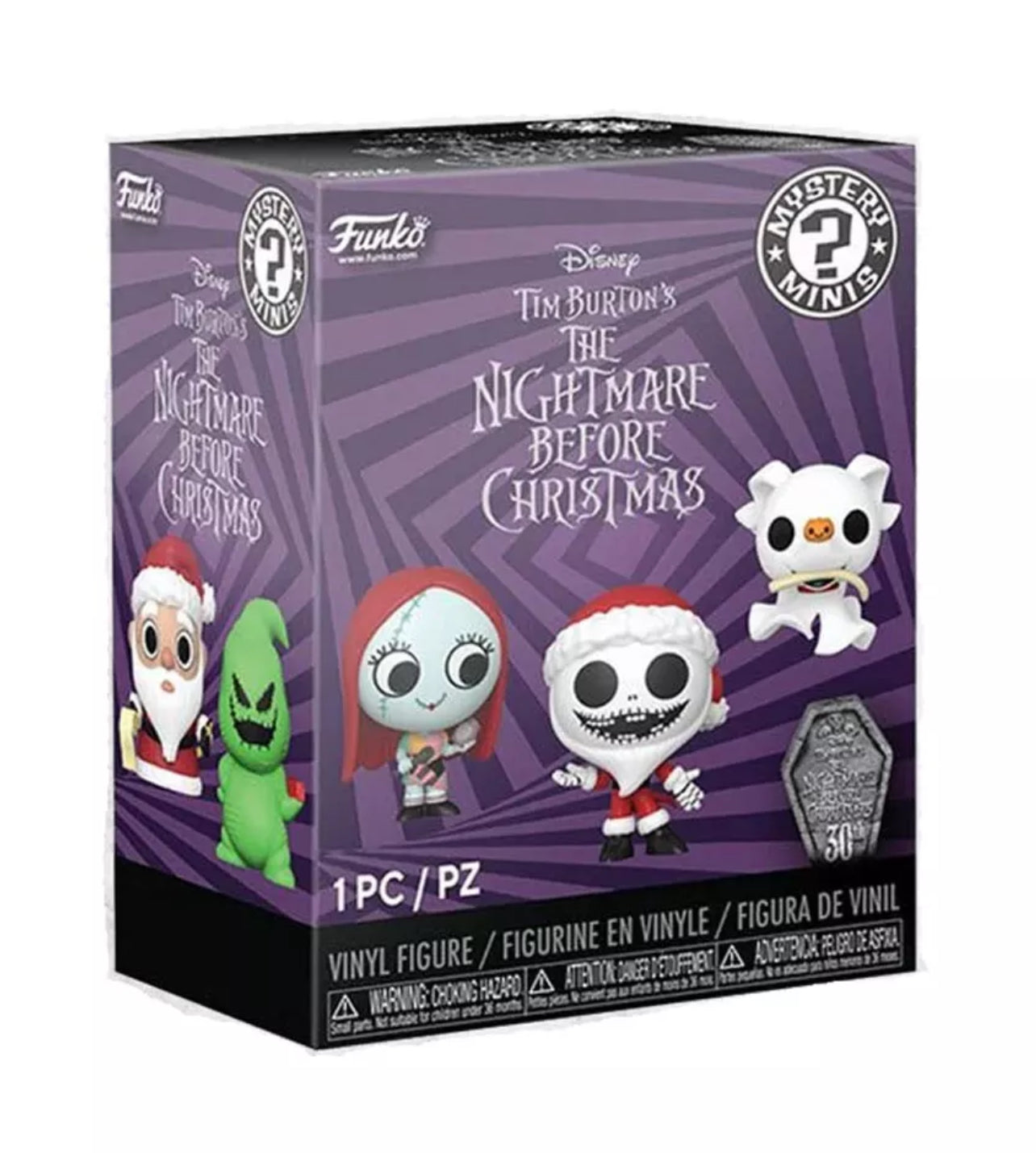 The Nightmare Before Christmas 30th Ann Sandy Clause 1/12 Funko Mystery Mini