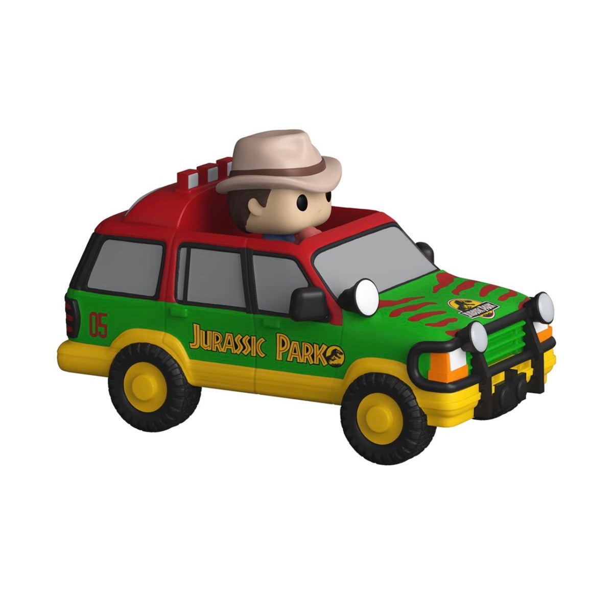 Funko Bitty Pop! Rides - Dr. Alan Grant with SUV - Jurassic Park Mini Figure