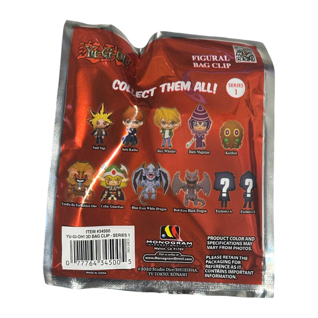 YuGiOh 3D Figural Foam Bag Clip Series 1 Blind Bag 1 Random Figure