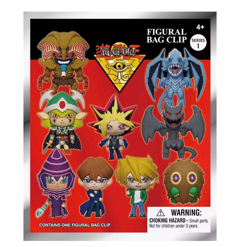 YuGiOh 3D Figural Foam Bag Clip Series 1 Blind Bag 1 Random Figure