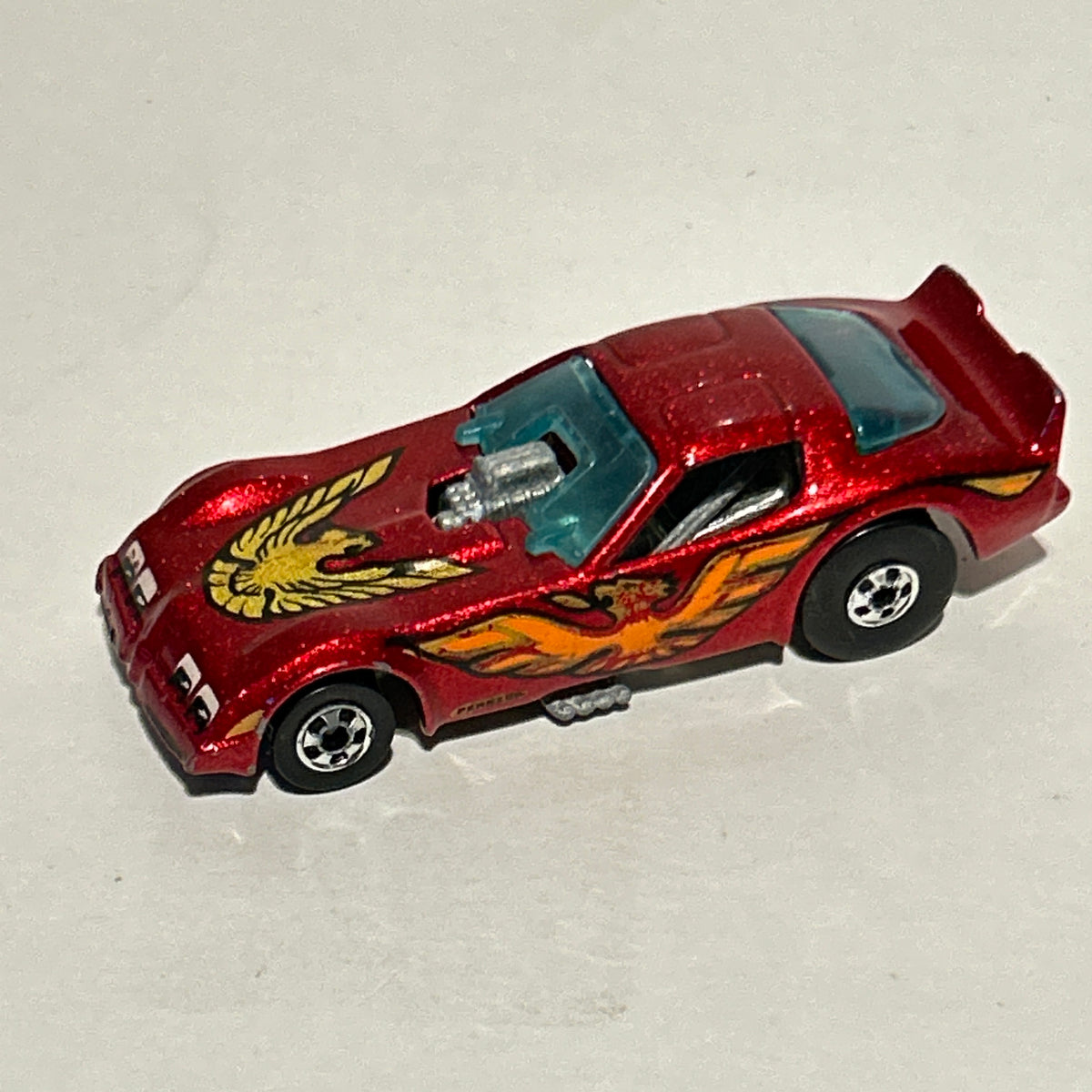 Hot Wheels Red Car Pontiac Trans Am Firebird Funny Dragster 1977 Vintage Mattel