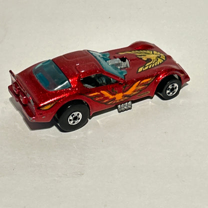 Hot Wheels Red Car Pontiac Trans Am Firebird Funny Dragster 1977 Vintage Mattel