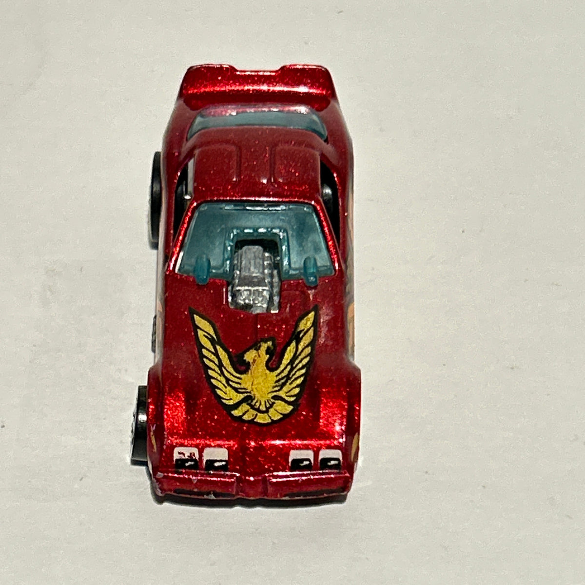Hot Wheels Red Car Pontiac Trans Am Firebird Funny Dragster 1977 Vintage Mattel