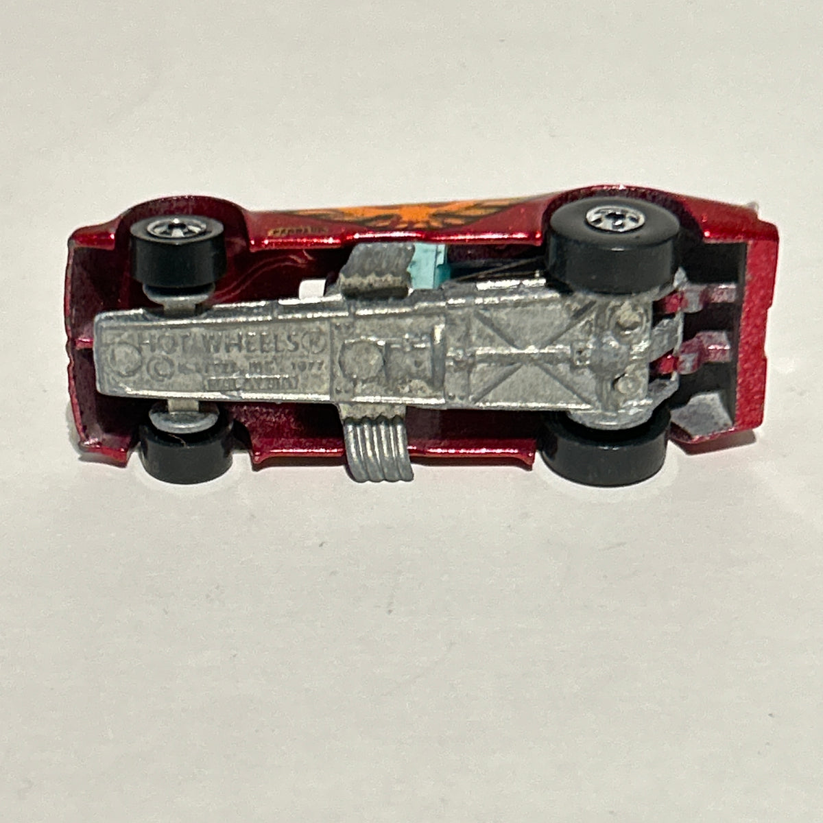Hot Wheels Red Car Pontiac Trans Am Firebird Funny Dragster 1977 Vintage Mattel